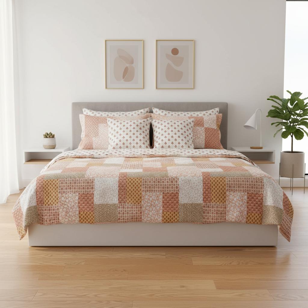 IV838 Cotton Duvet Cover Set - Without Filling