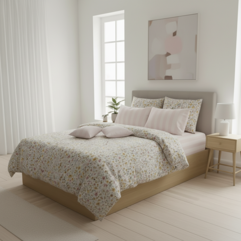 IV733 Cotton Duvet Cover Set - Without Filling