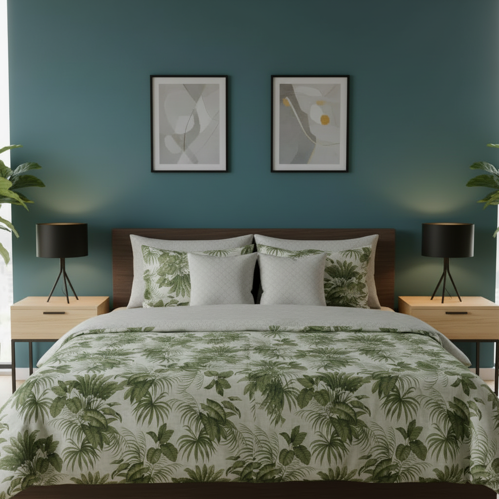 IV854 Cotton Duvet Cover Set - Without Filling