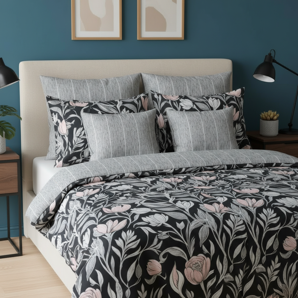 IV777 Cotton Duvet Cover Set - Without Filling