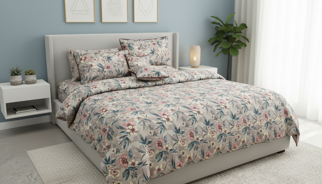 IV706 Cotton Duvet cover Set - Without Filling