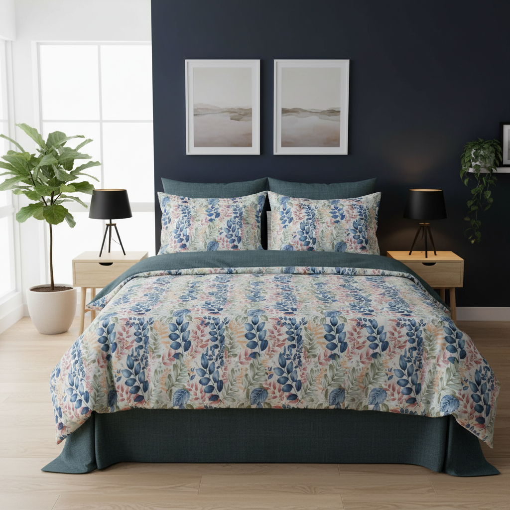 IV805 Cotton Duvet Cover Set - Without Filling