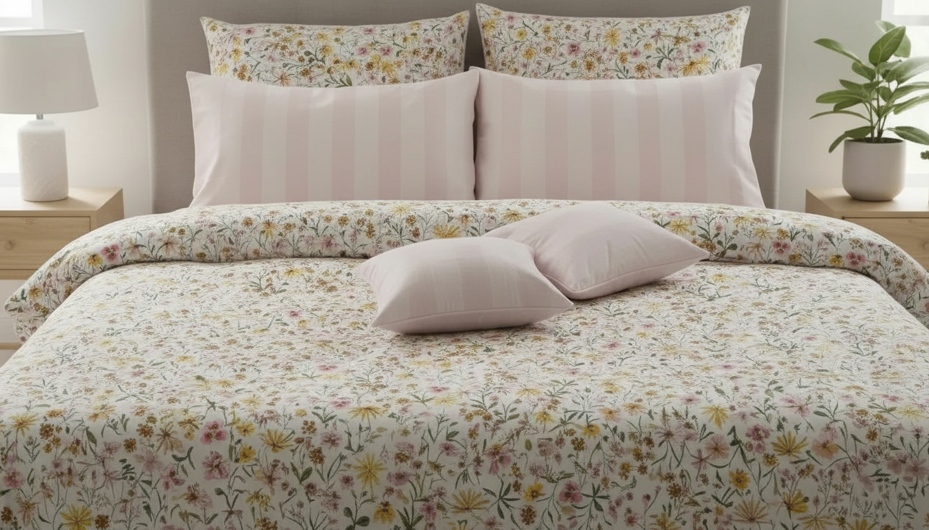 IV733 Cotton Duvet Cover Set - Without Filling