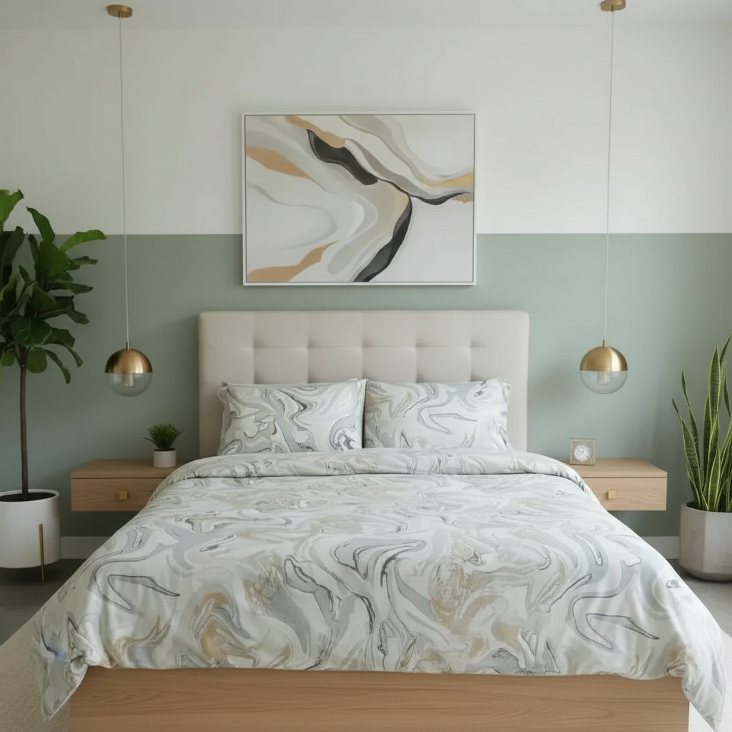 IV728 Cotton Duvet Cover Set - Without Filling