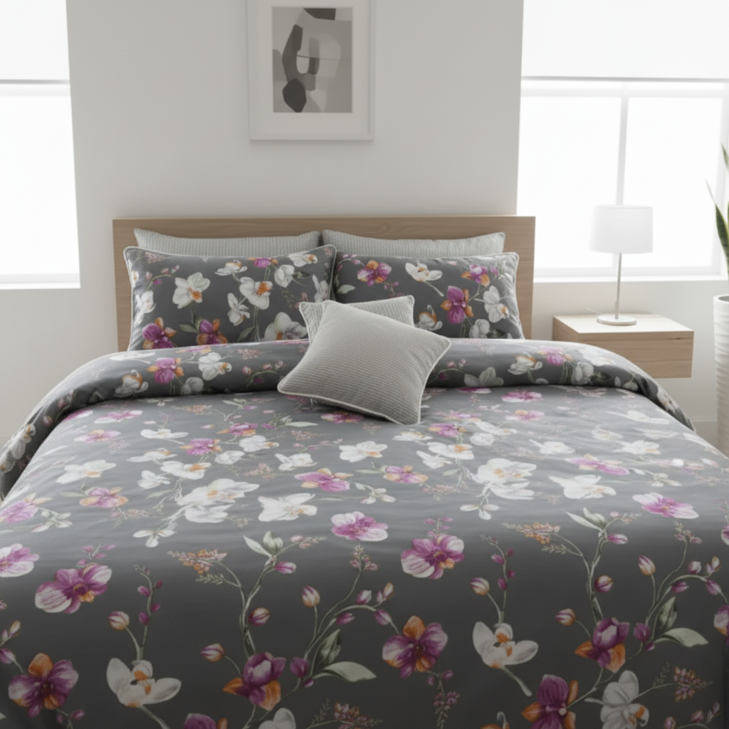 IV712 Cotton Duvet Cover Set - Without Filling
