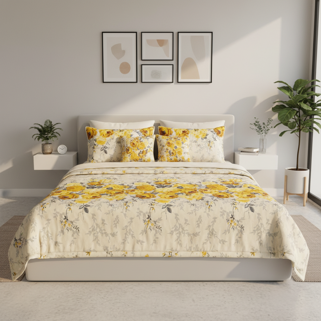 IV679 Cotton Duvet Cover Set - Without Filling