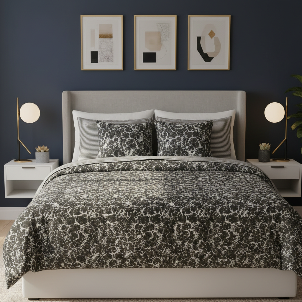 IV792 Cotton Comforter Set - Light Filling