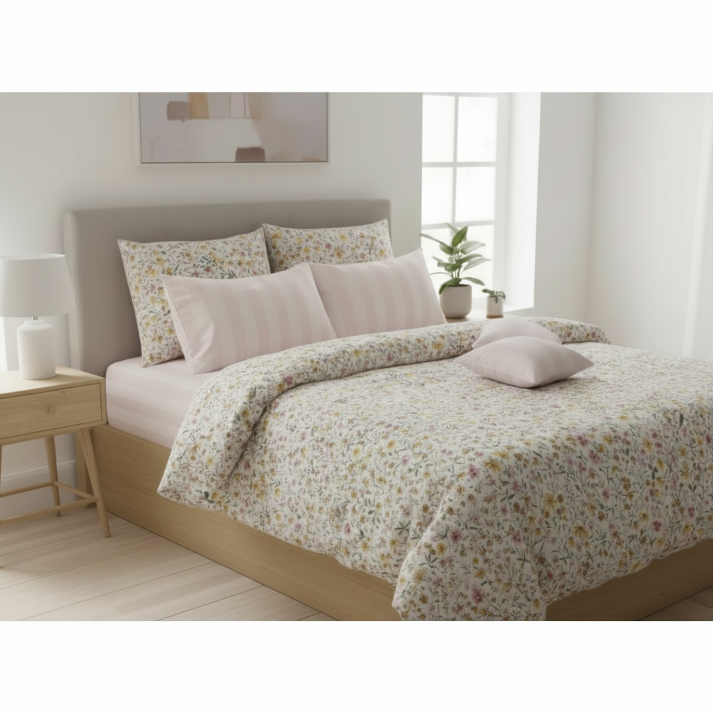 IV733 Cotton Duvet Cover Set - Without Filling