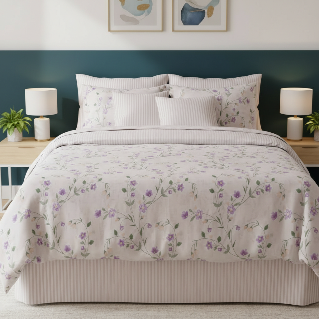 IV778 Cotton Duvet Cover Set - Without Filling
