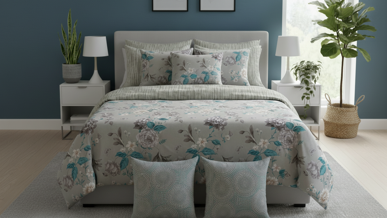 IV753 Cotton Duvet Cover Set - Without Filling