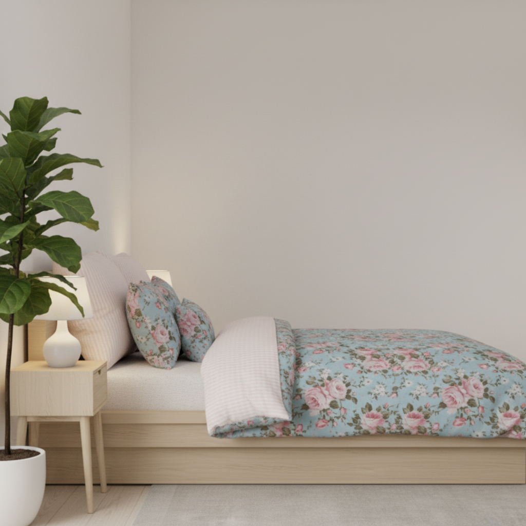 IV740 Cotton Duvet Cover Set - Without Filling
