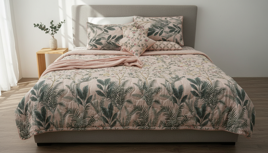 IV683 Cotton Comforter Set - Light Filling
