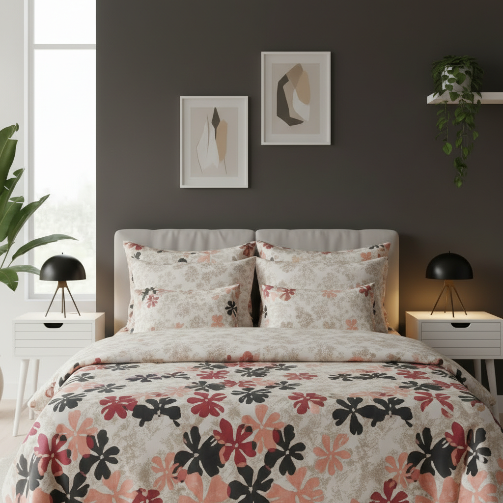 IV789 Cotton Comforter Set - Light Filling