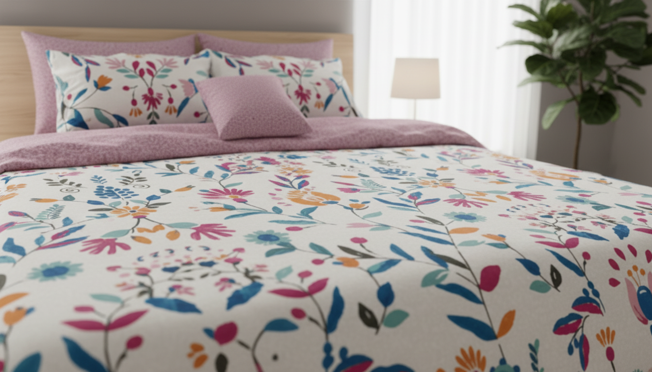 IV694 Cotton Comforter Set - Light Filling