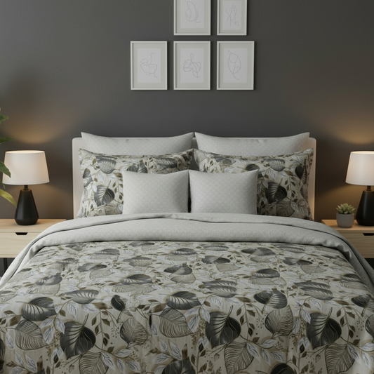 IV814 Cotton Comforter Set - Light Filling
