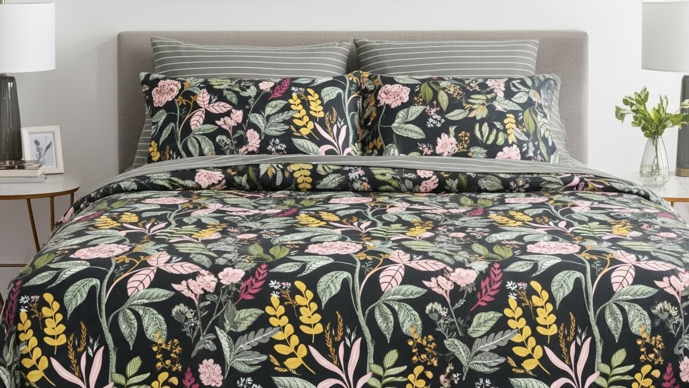 IV752 Cotton Duvet Cover Set - Without Filling