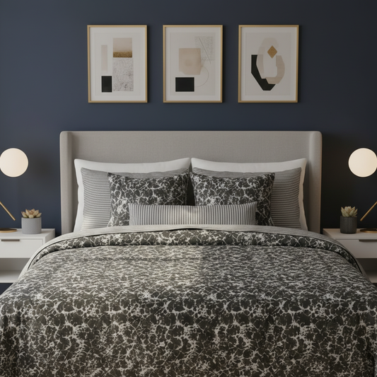 IV792 Cotton Comforter Set - Light Filling