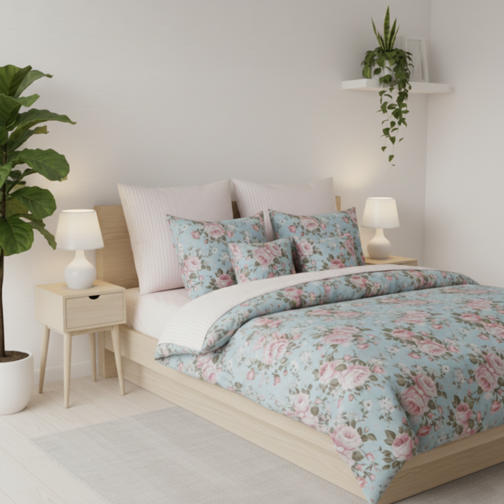 IV740 Cotton Duvet Cover Set - Without Filling