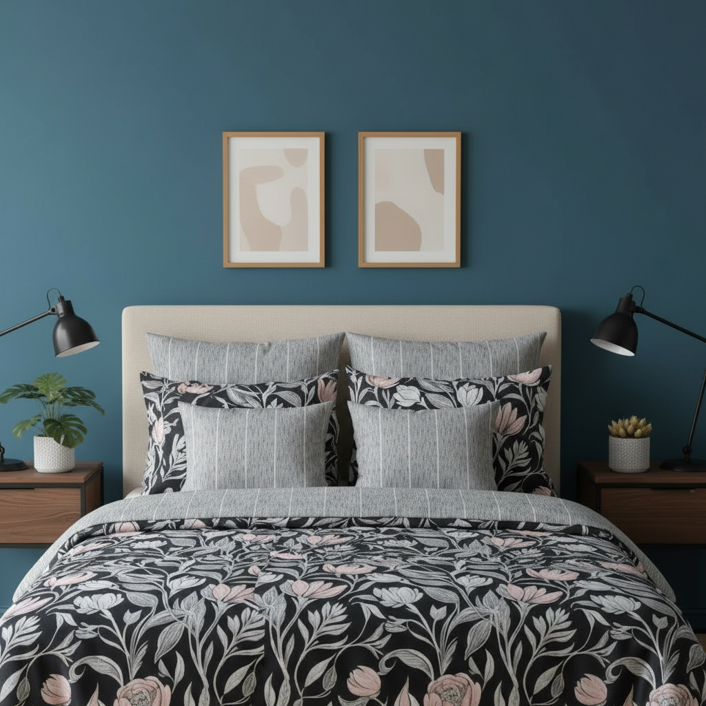 IV777 Cotton Duvet Cover Set - Without Filling