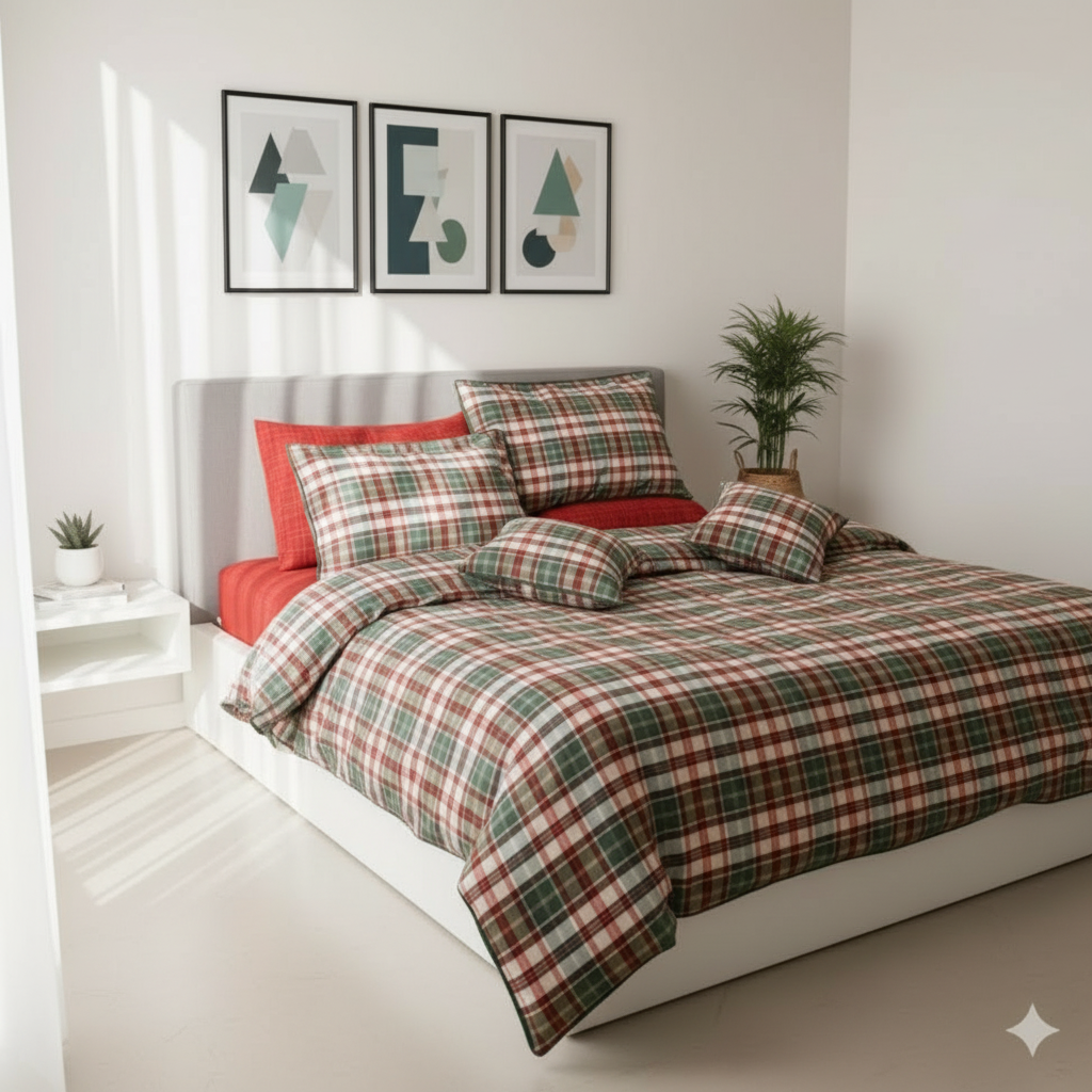 IV754 Cotton Duvet Cover Set - Without Filling