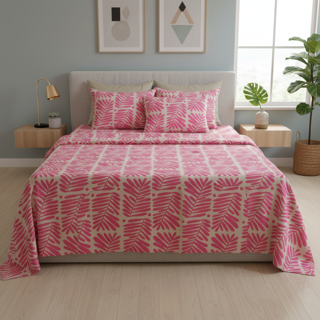 IV756 Cotton Comforter Set - Light Filling