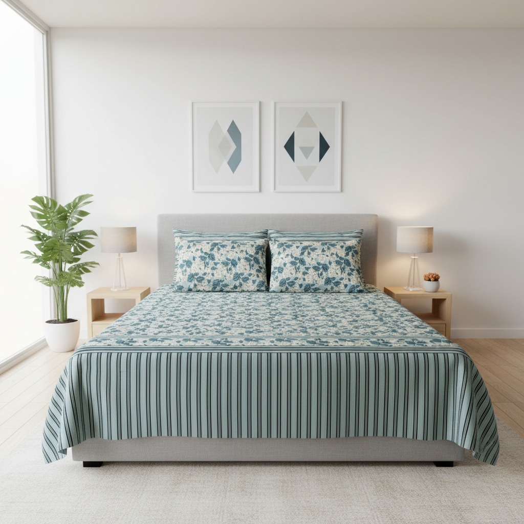 IVS224 Cotton Bed Sheet Set