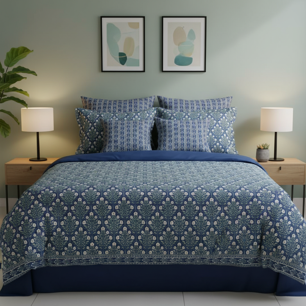 IV831 Cotton Duvet Cover Set - Without Filling
