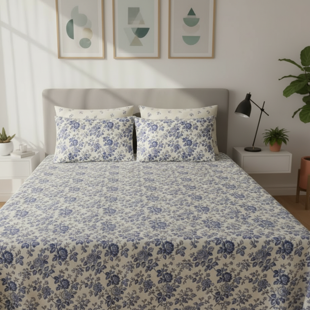 IVS003 Cotton Bed Sheet Set