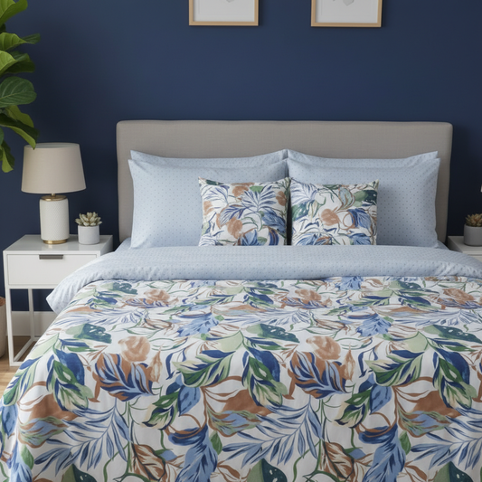 IV790 Cotton Comforter Set - Light Filling