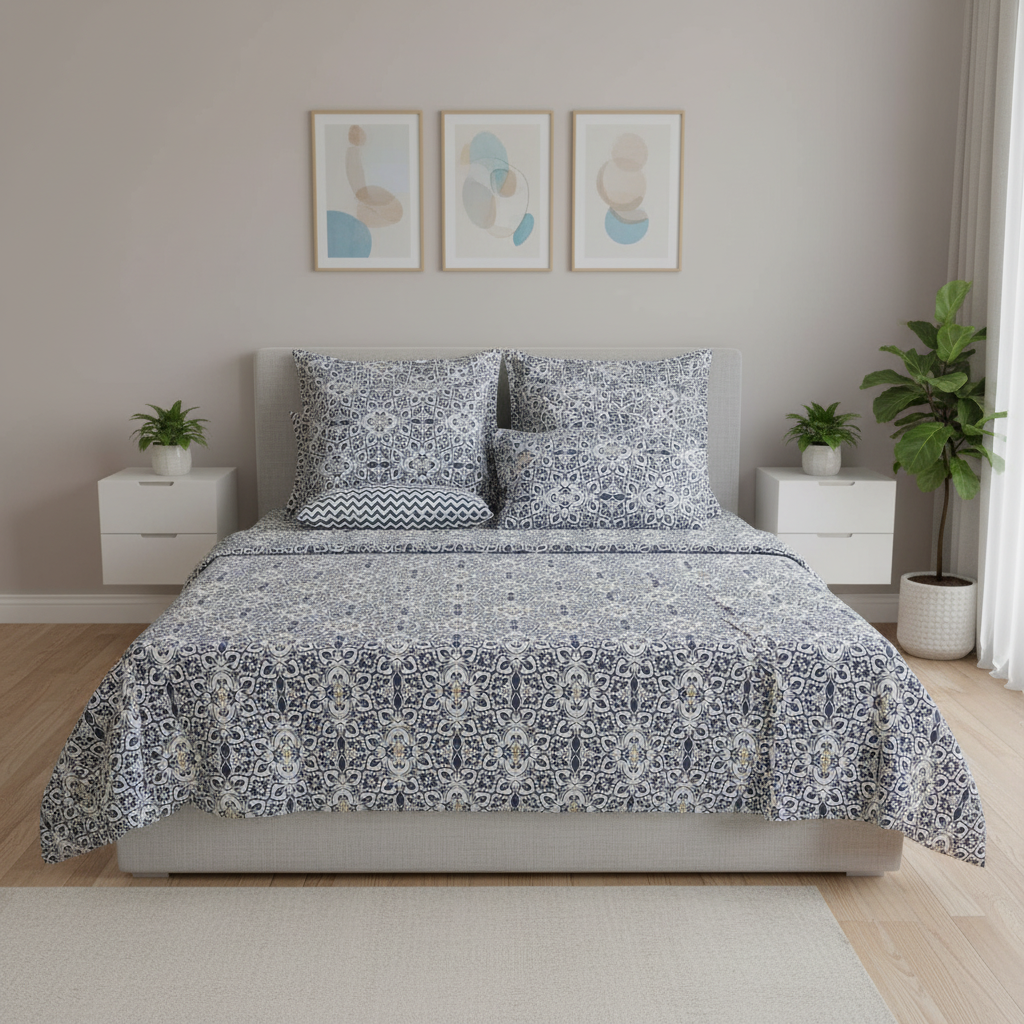 IVS012 Cotton Bed Sheet Set