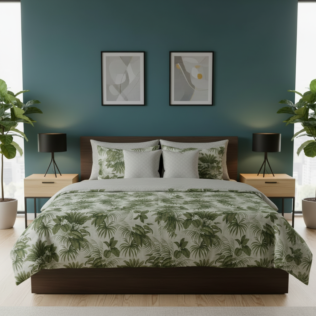 IV854 Cotton Duvet Cover Set - Without Filling