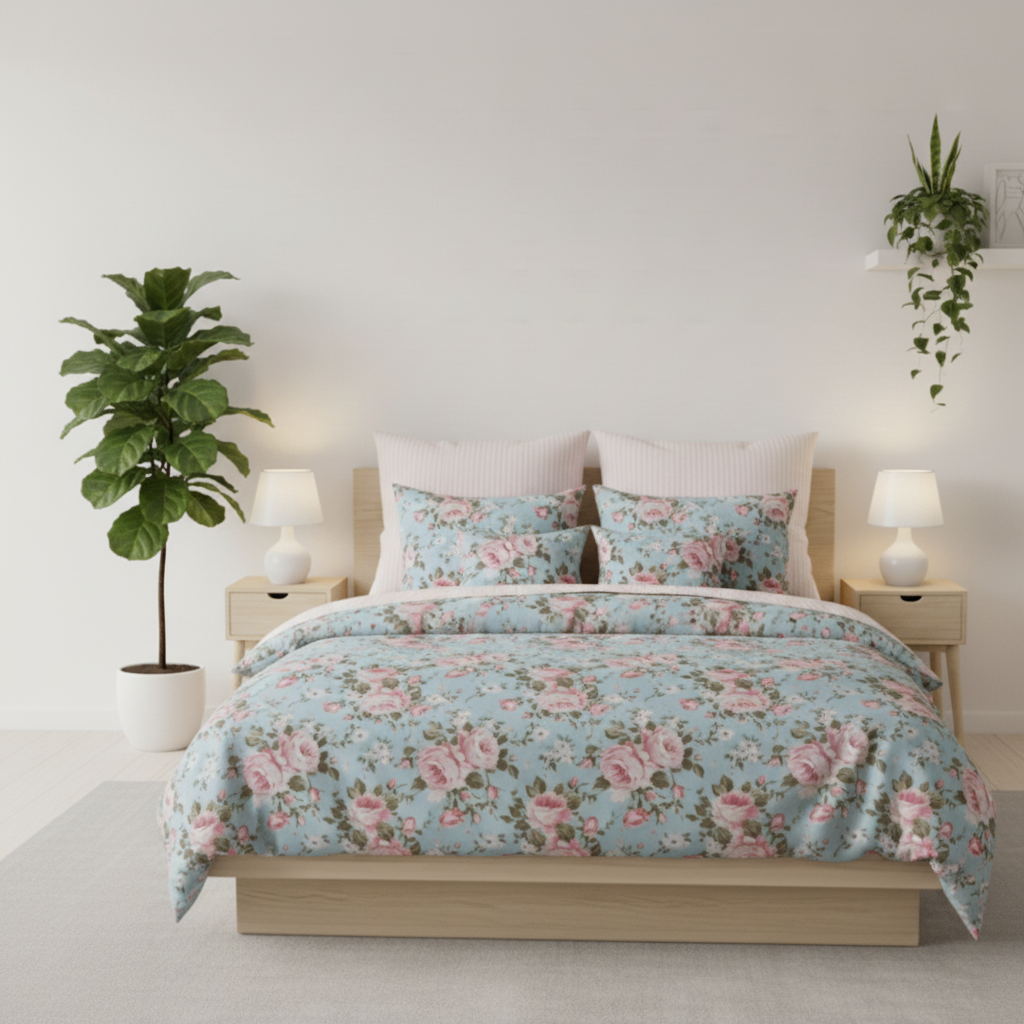 IV740 Cotton Duvet Cover Set - Without Filling