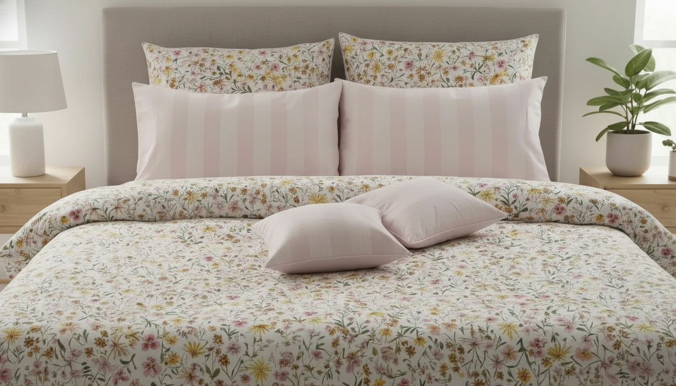 IV733 Cotton Duvet Cover Set - Without Filling
