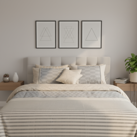 IV693 Cotton Comforter Set - Light Filling