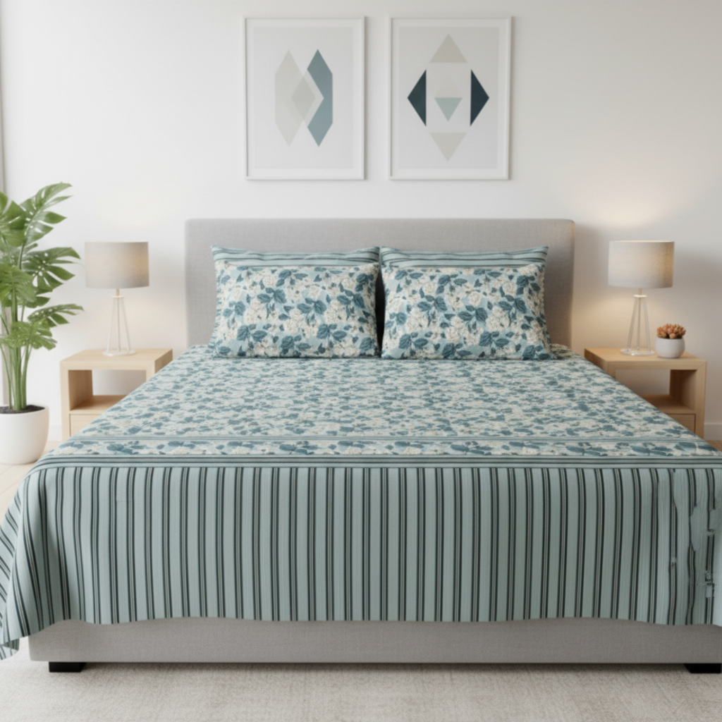 IVS224 Cotton Bed Sheet Set