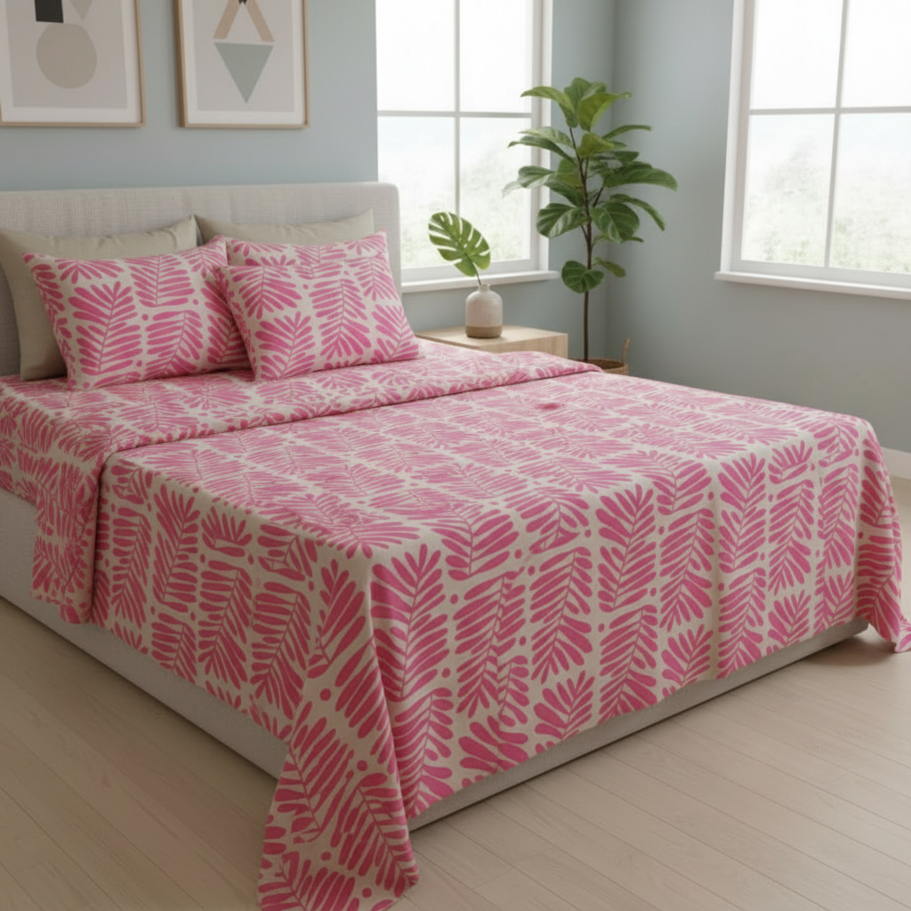 IV756 Cotton Comforter Set - Light Filling