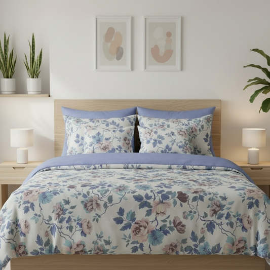 IV737 Cotton Duvet Cover Set - Without Filling