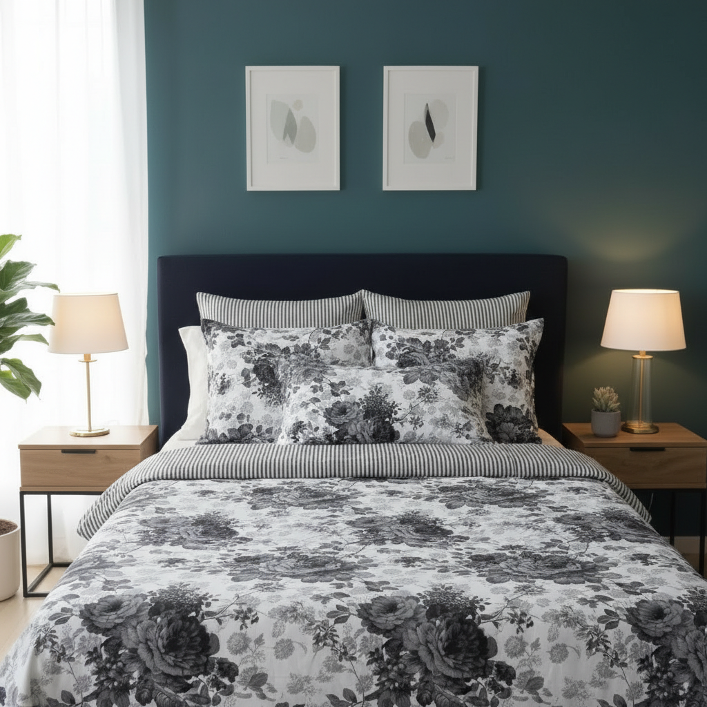 IV780 Cotton Comforter Set - Light Filling