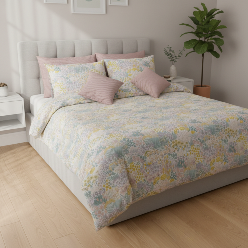 IV731 Cotton Duvet Cover Set - Without Filling