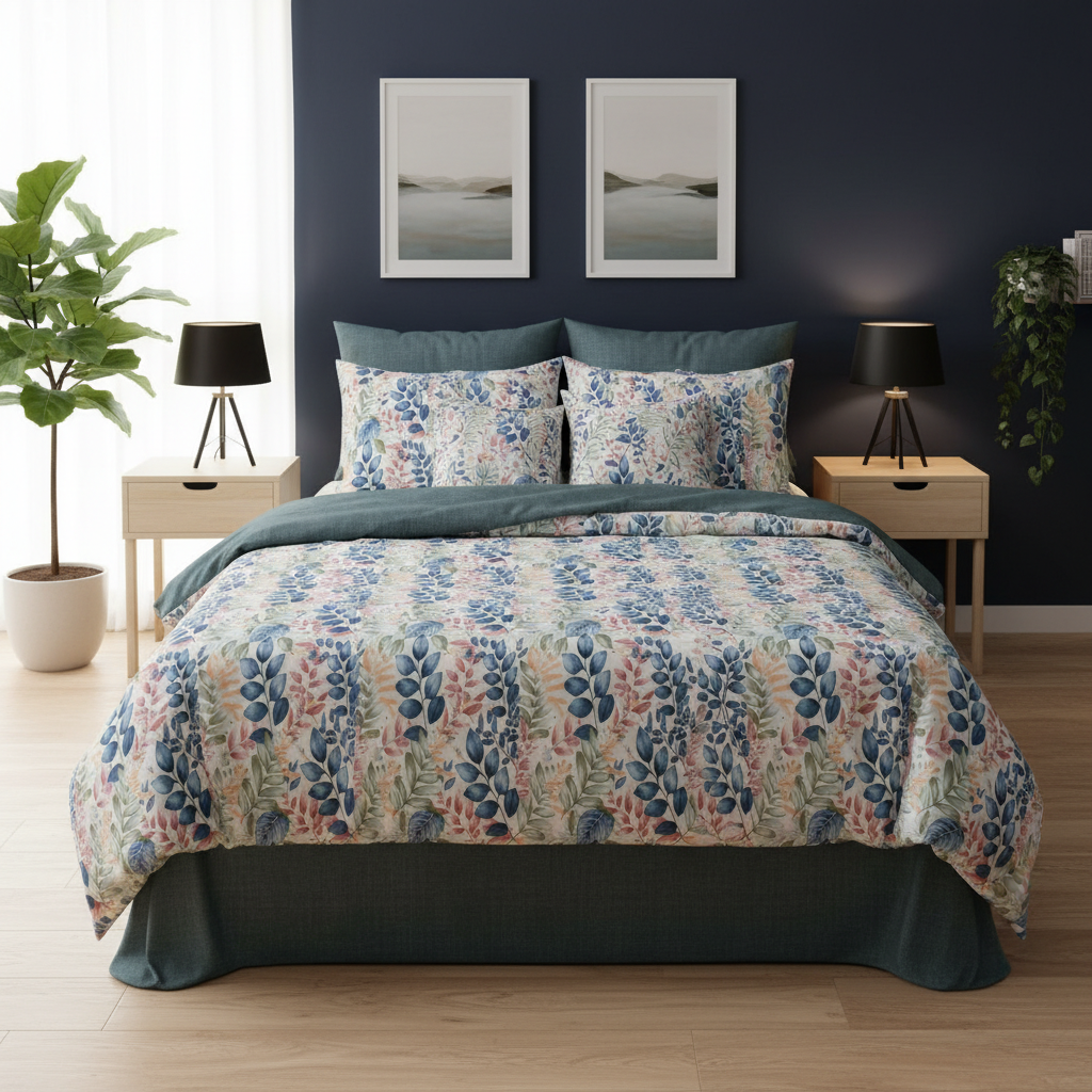 IV805 Cotton Duvet Cover Set - Without Filling