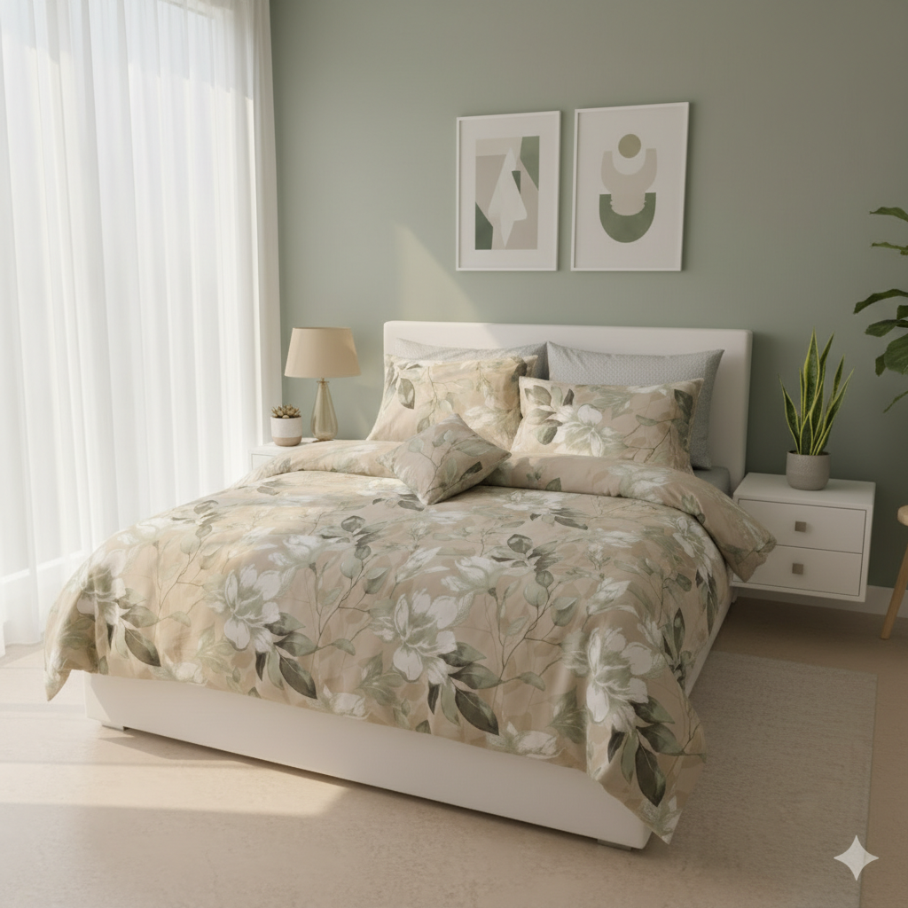 IV768 Cotton Duvet Cover Set - Without Filling