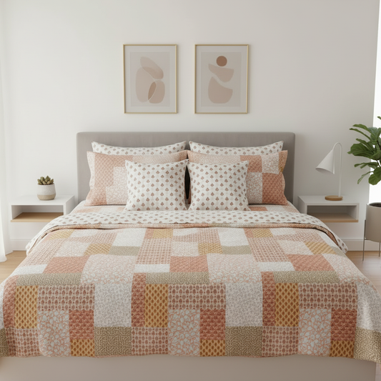 IV838 Cotton Duvet Cover Set - Without Filling