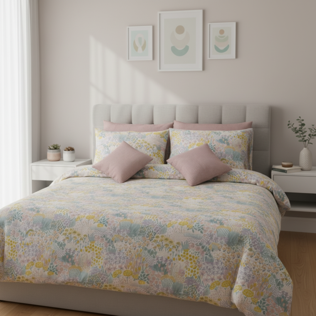 IV731 Cotton Duvet Cover Set - Without Filling