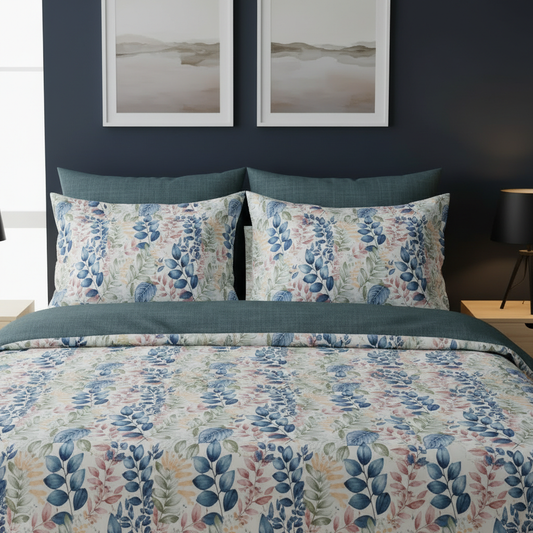 IV805 Cotton Comforter Set - Light Filling