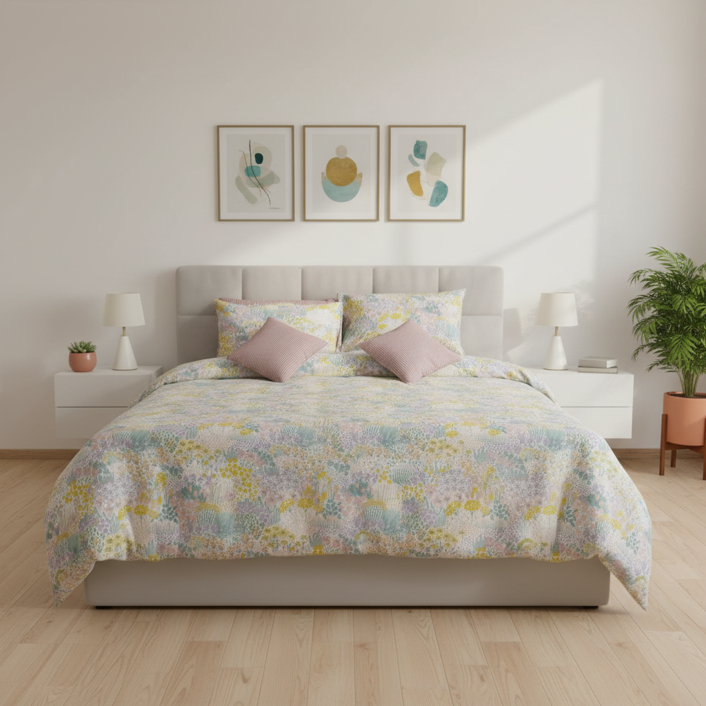 IV731 Cotton Duvet Cover Set - Without Filling