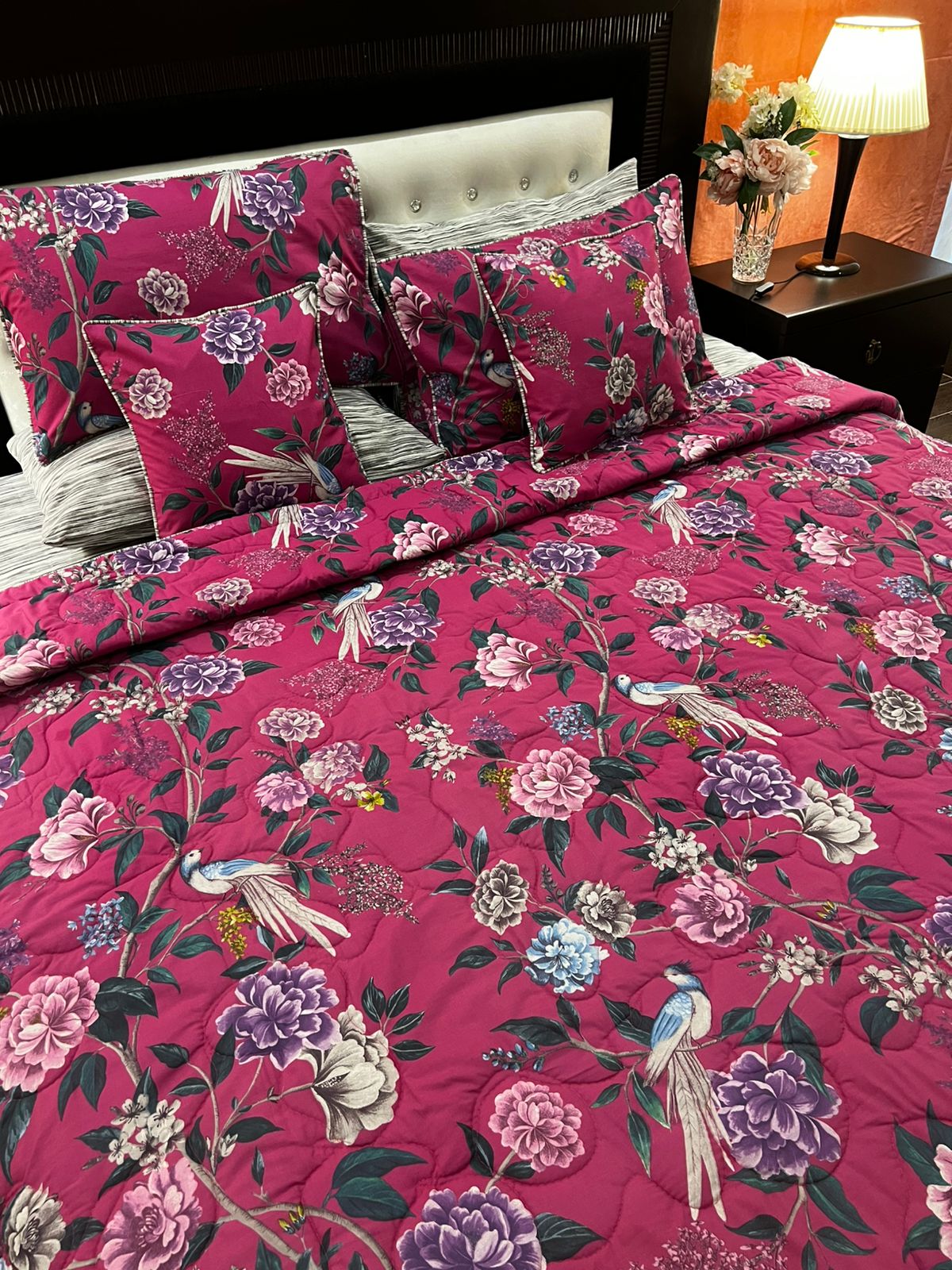 IV682 Cotton Comforter Set - Light Filling