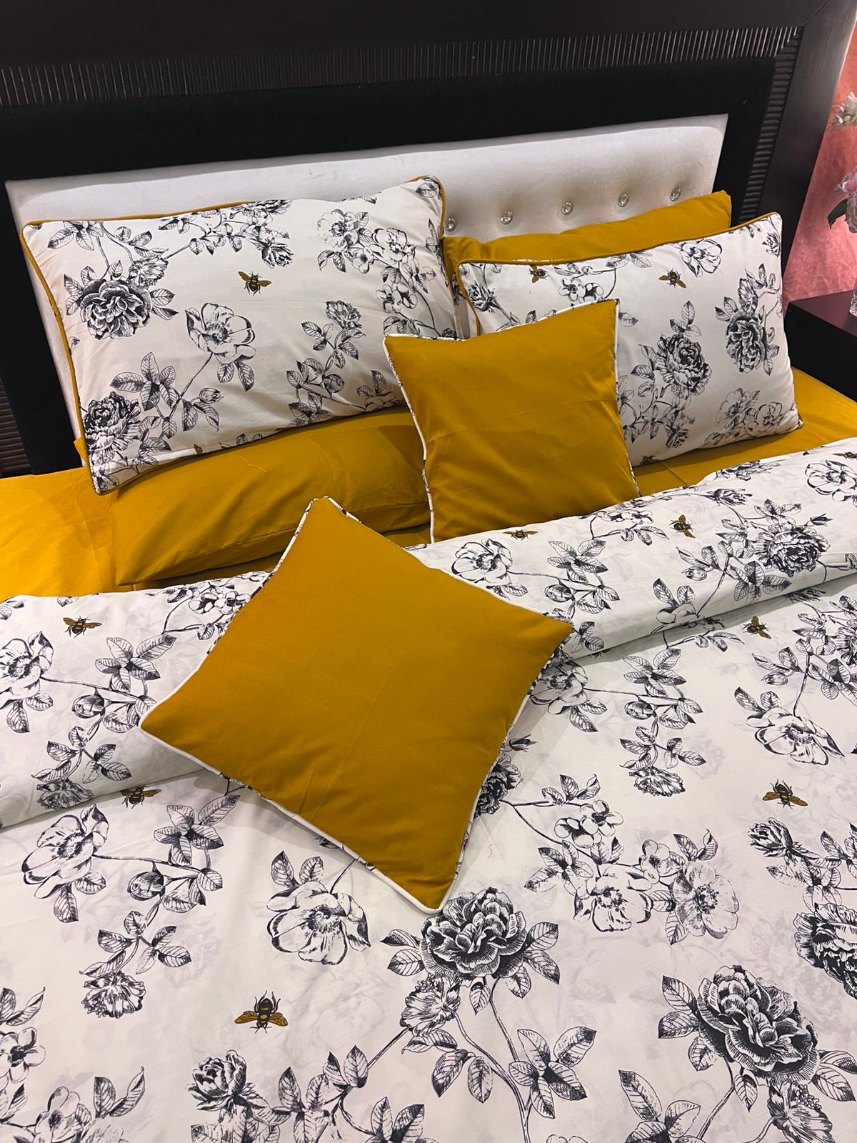 IV695 Percale Cotton Comforter Set - Light Filling