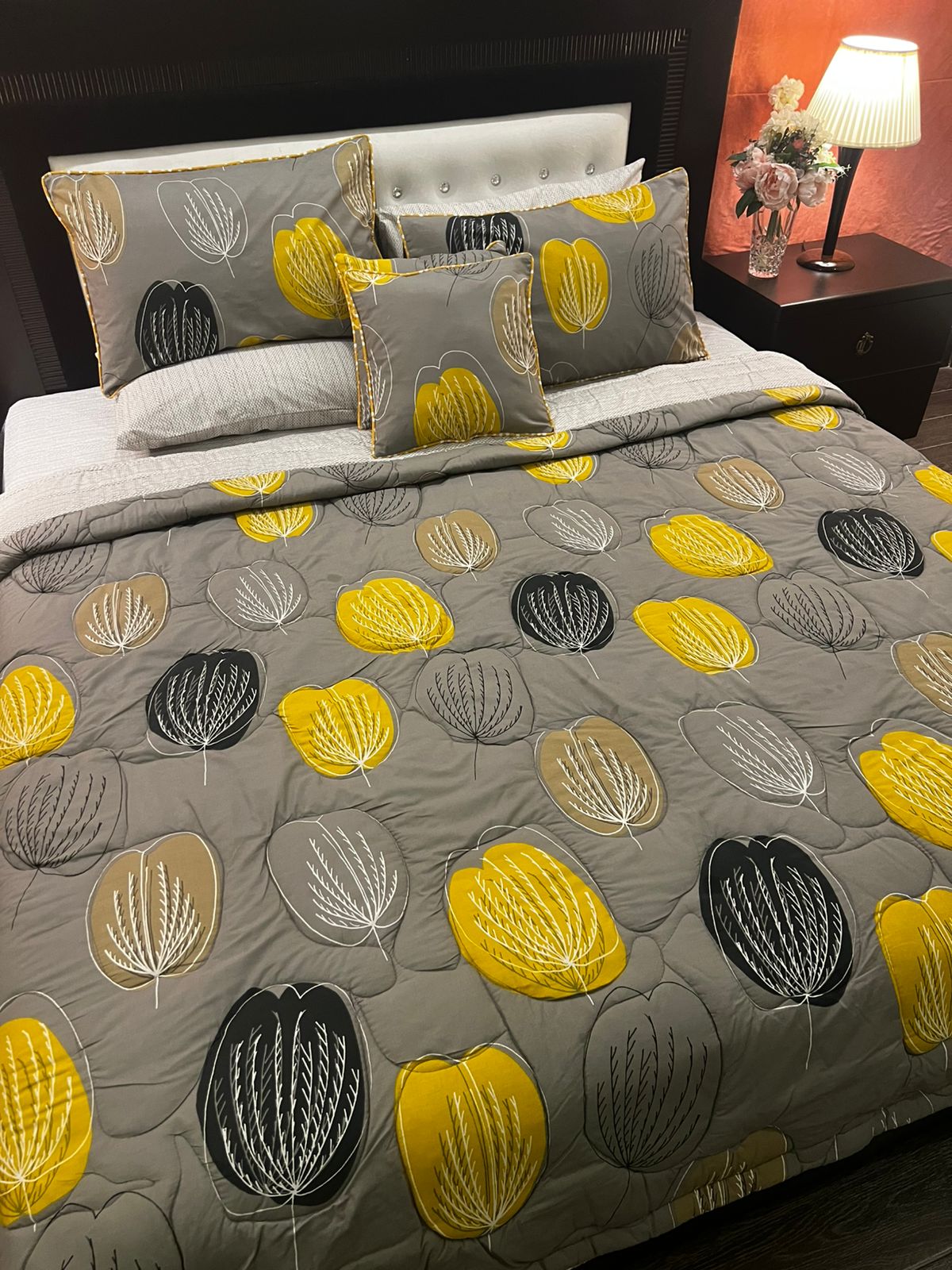 IV651 Cotton Comforter Set - Light Filling