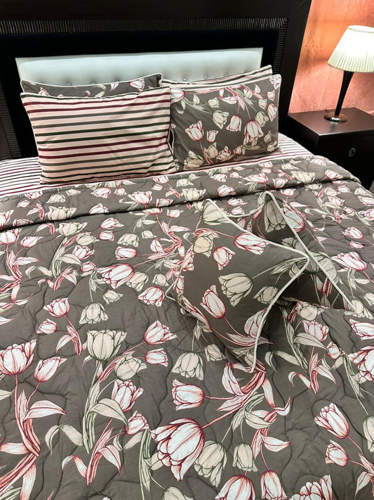 IV538 Cotton Comforter Set - Light Filling