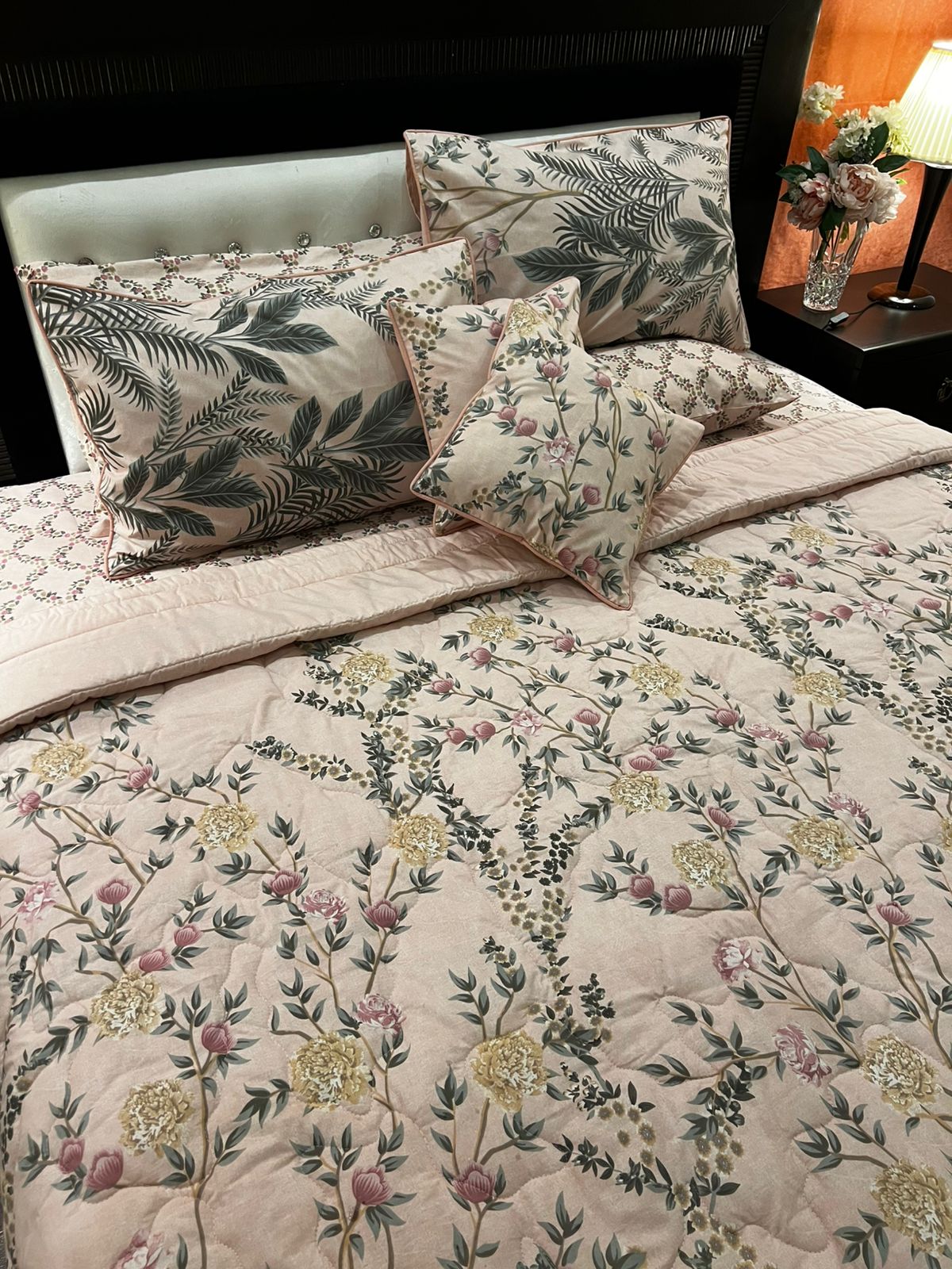 IV683 Cotton Comforter Set - Light Filling